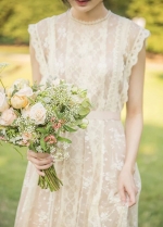 Bohemian Wedding Dress Fairy Lace Beach Summer robe de soiree Spain France Wedding Gowns