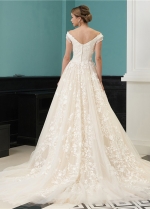Elegant Wedding Dresses with Off-the-shoulder Neckline