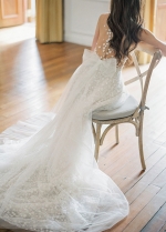 Fairy Dreamy Romantic Bridal Gowns A Line Vestido de Noivas