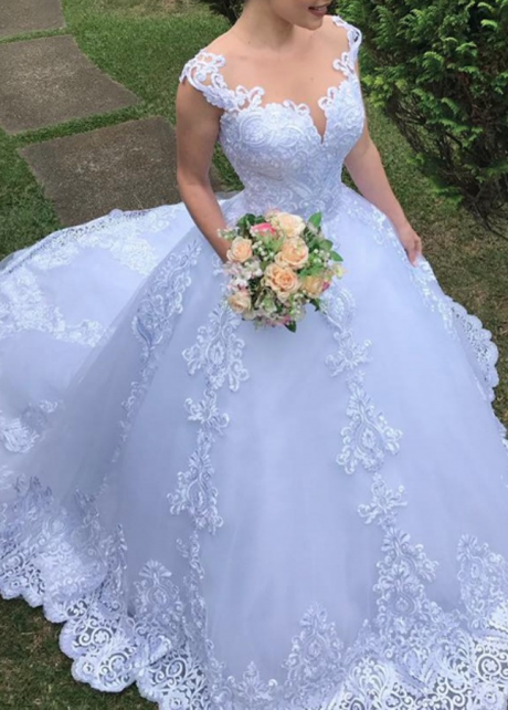 Illusion Vestido De Noiva Backless Ball Gown Wedding Dress 2023