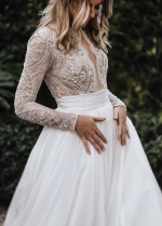 Lace Wedding Dresses Long Sleeves
