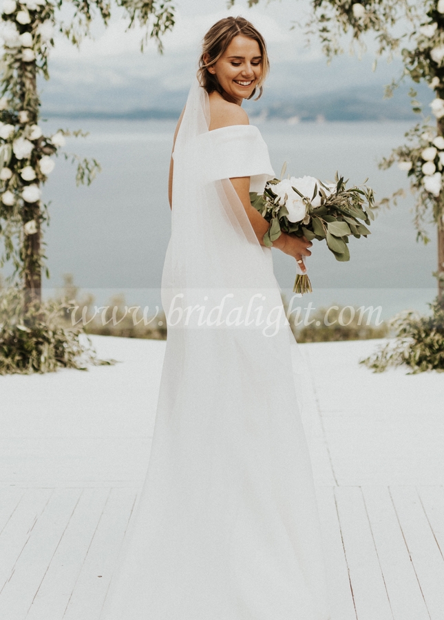 Mermaid Simple Wedding Dresses One Shoulder Elegant Bridal Gowns Beach noivas