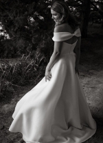 Off The Shoulder Wedding Dresses Elegant Simple A Line Bridal Gowns Robe De Soriee Chic Boho Brides Gown
