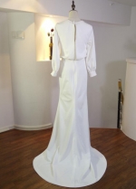 Simplicity Long Sleeve Wedding Dresses Amazing Button Vestidos De Noiva Bohemian Bridal Gowns France robe de mariee