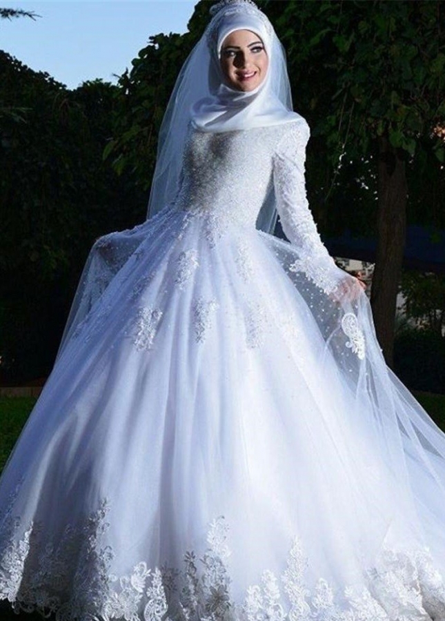 Wedding dress muslimah