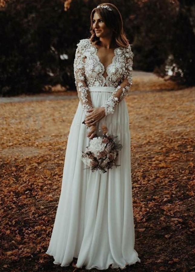 Wedding Dress with Split